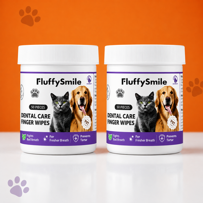 FluffySmile Finger Wipes II For Fresher Breath