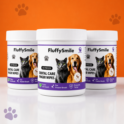 FluffySmile Finger Wipes II For Fresher Breath