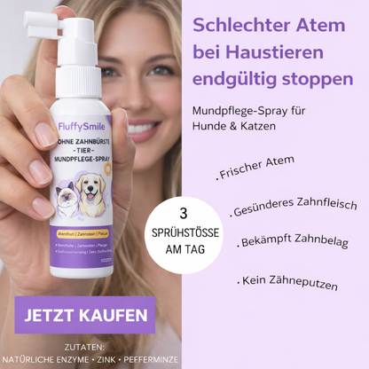 Zahnpflege-Spray für Haustiere II Tierarzt empfohlen