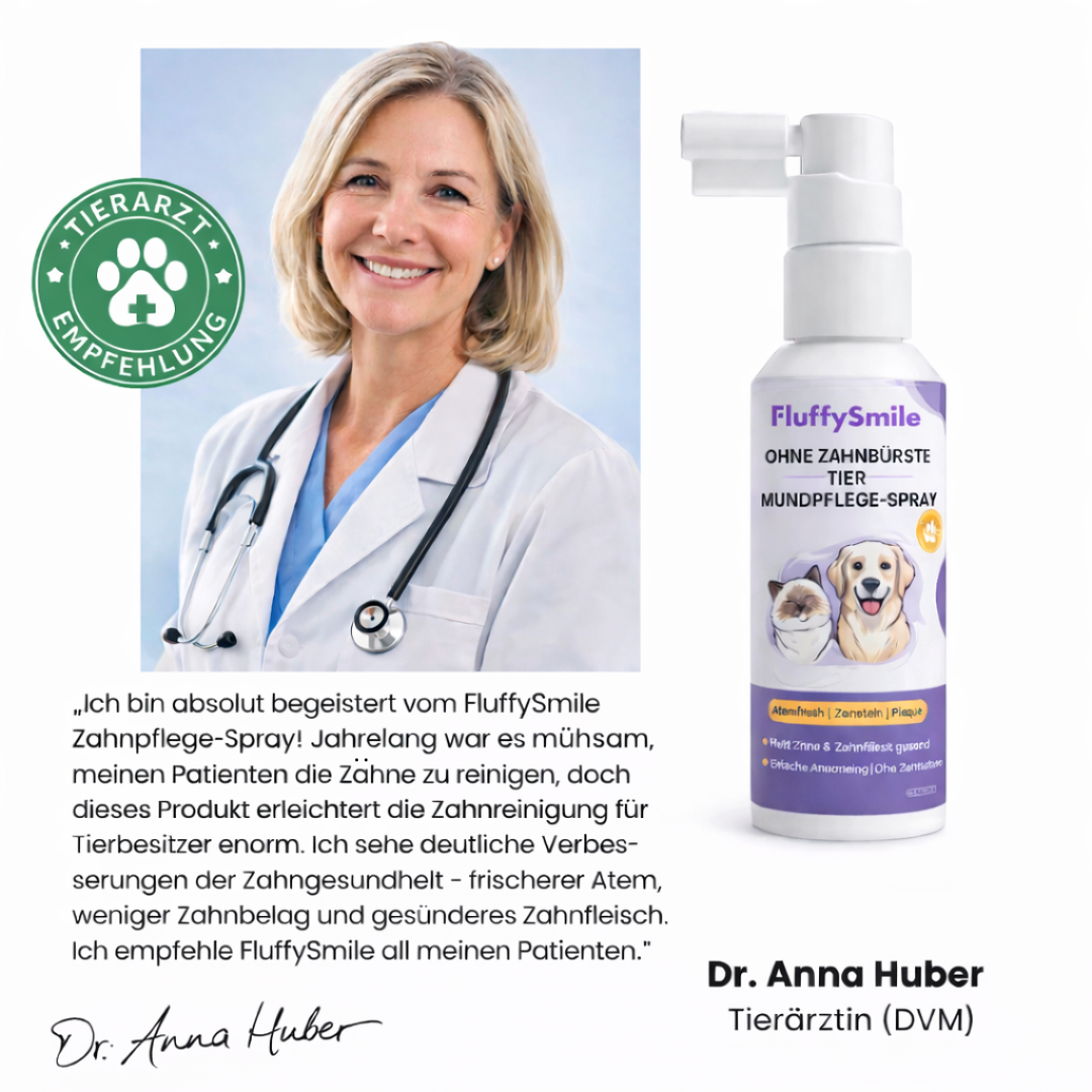 Zahnpflege-Spray für Haustiere II Tierarzt empfohlen